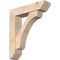 Ekena Millwork Legacy Slat Smooth Bracket w/ Offset Brace, Douglas Fir, 7 1/2"W x 32"D x 36"H BKT0806X32X36LEC06SDF - alternate 1